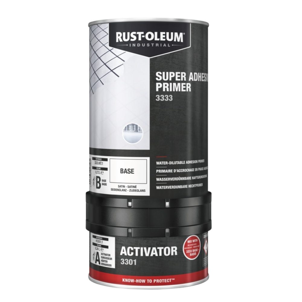 Epoksidinis gruntas plytelėms ir glotniems paviršiams Rust-Oleum 3333 Super Adhesive Primer, 5 l