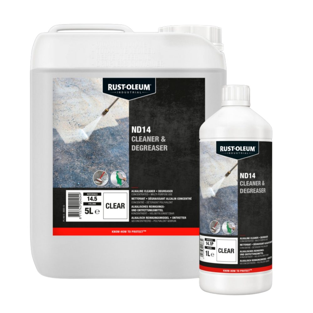 Šarminis valiklis ir nuriebalintojas Rust-Oleum ND14 Cleaner/Degreaser, 5 l
